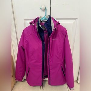 Eddie Bauer ski double jacket